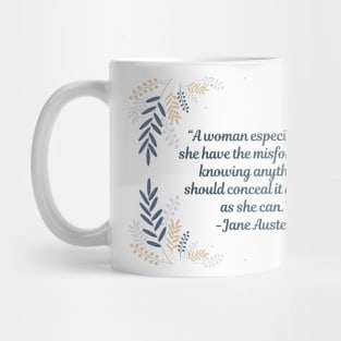 Austen Insults - Conceal It Mug